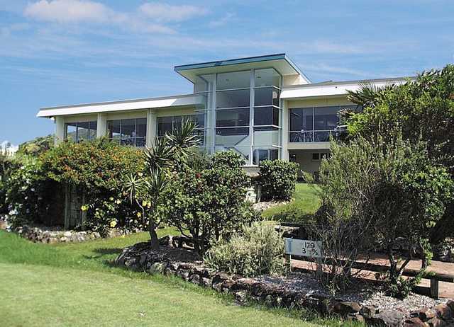 A view of the clubhouse at Forster Course at Forster Tuncurry Golf Club