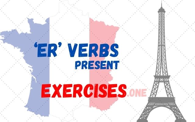 practice er verbs french