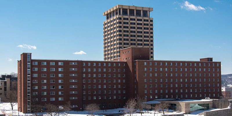 Sadler Hall from Syracuse University