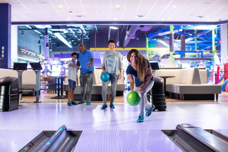 From bowling to laser tag and billiards to mini golf, every activity and game at Main Event is designed to bring family and friends together.