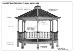 Classic Gazebo Rotunda V01