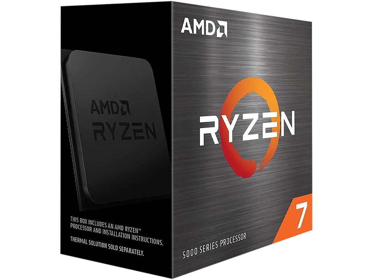 CPU AMD Ryzen 7 5700X TRAY AMD Ryzen 7 5700X - Ryzen 7 5000 Series 16-Thread 8-Core 3.4 GHz Socket AM4 65W None Integrated Graphics Desktop Processor - TRAY