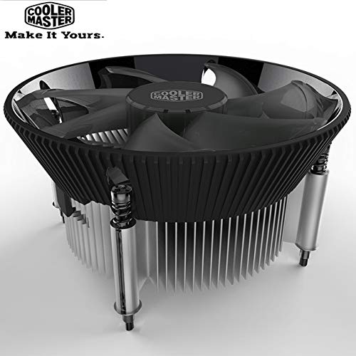 Cooler Master I70 CPU Cooler FOR LGA 1700 - STRONG AIRFLOW LOW NOISE - 70mm super thin fits All - 120mm diameter Fan - Signature Cooler Master heat dissipation Cooler Master CPU Cooler FOR LGA 170