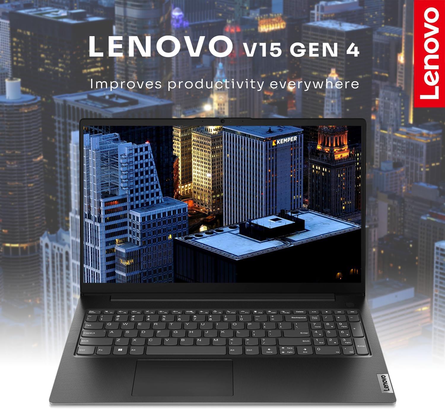 83A100HLPB Lenovo V15 G4 IRU Core i5-13420H Windows 11 Lenovo V15 G4 IRU Intel® Core™ i5-13420H | 8GB DDR4 RAM ; 512GB SSD | 15.6″ FHD IPS Display | Windows® 11 Home | Intel® UHD Graphics | Business Black