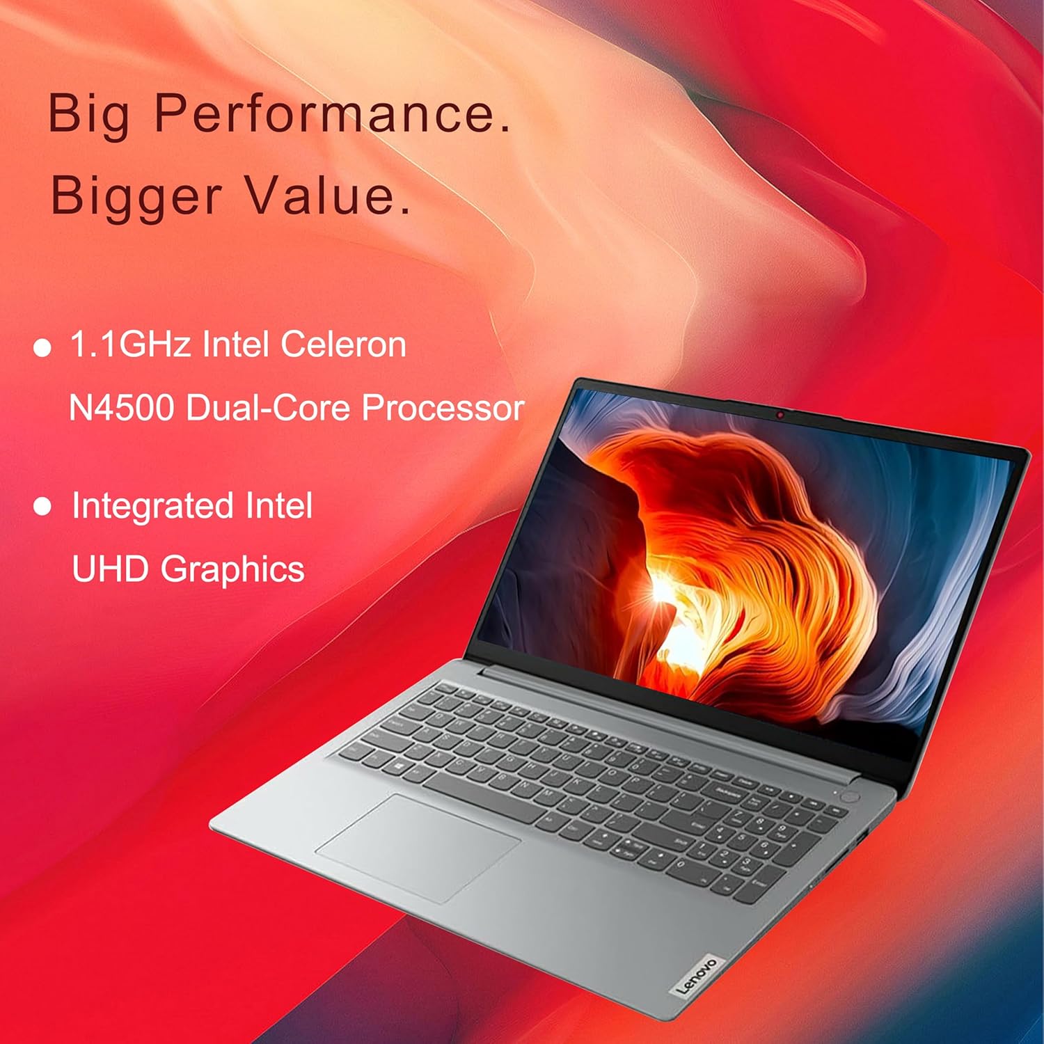 82LX00CKDP LENOVO Celeron N4500 8GB RAM Eng Ara Keyboard LENOVO IdeaPad 1 15IJL7 Intel® Celeron® N4500 | 8GB DDR4 RAM ; 256GB SSD NVMe® |  15.6" HD TN Display | English Arabic Keyboard | DOS | SD Card Reader |  Abyss Blue 