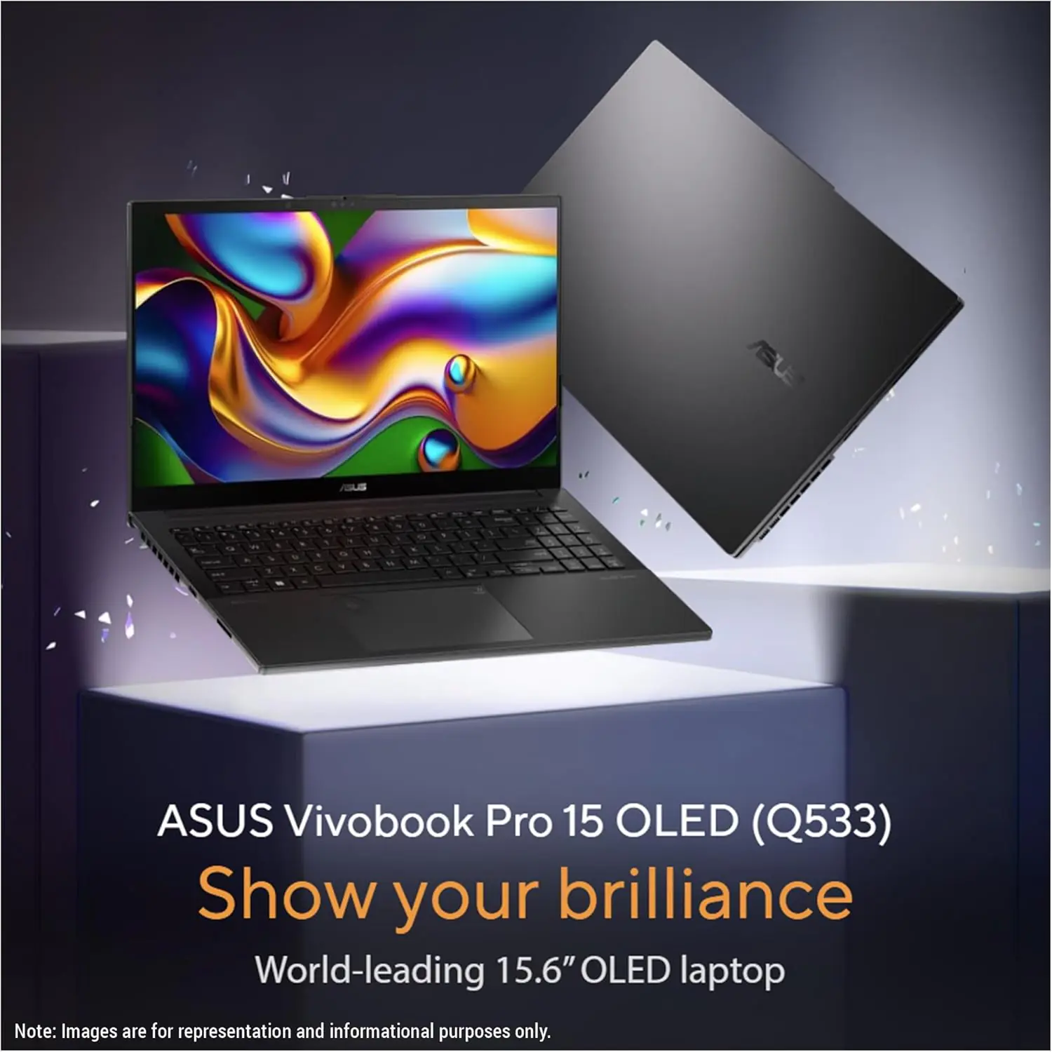 90NB13C1-M00050 Vivobook Pro 15 OLED Ultra 7 155H RTX 3050 ASUS Vivobook Pro 15 OLED Intel® Core™ Ultra 7 Processor 155H | 16Gb DDR5 RAM ; 1TB NVMe™ SSD | RTX™ 3050 6GB + Intel® Arc™ Graphics | 15.6" FHD OLED HDR Display 60Hz 0.2ms | Backlit Chiclet Keyboard | Windows 11 | Q533MJ Earl Gray