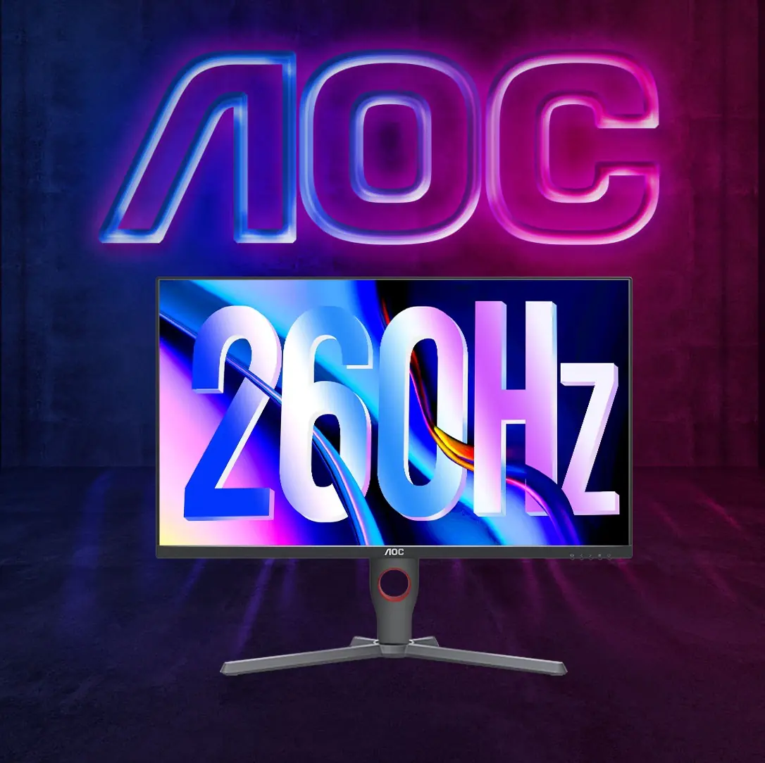 AOC-27G11ZE AOC G11 27-Inch 260Hz Fast IPS Gaming Monitor AOC 27G11ZE 27-Inch Fast IPS Monitor, FHD, 260Hz VRR, 0.5ms MPRT, 100% sRGB, 94% DCI-P3, AMD FreeSync, Adaptive-Sync, HDMI 2.0, DisplayPort 1.4, Gaming Features, Tilt Stand