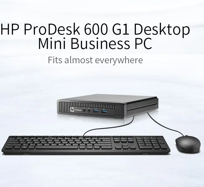 HP ProDesk 600 G1 Desktop Mini PC F3U77AV i3-4360T 4GB 120GB NVME DOS BUSINESS PC  | USEDHP ProDesk 600 G1 Desktop Mini PC F3U77AV i3-4360T 4GB 120GB NVME DOS BUSINESS PC  | USED