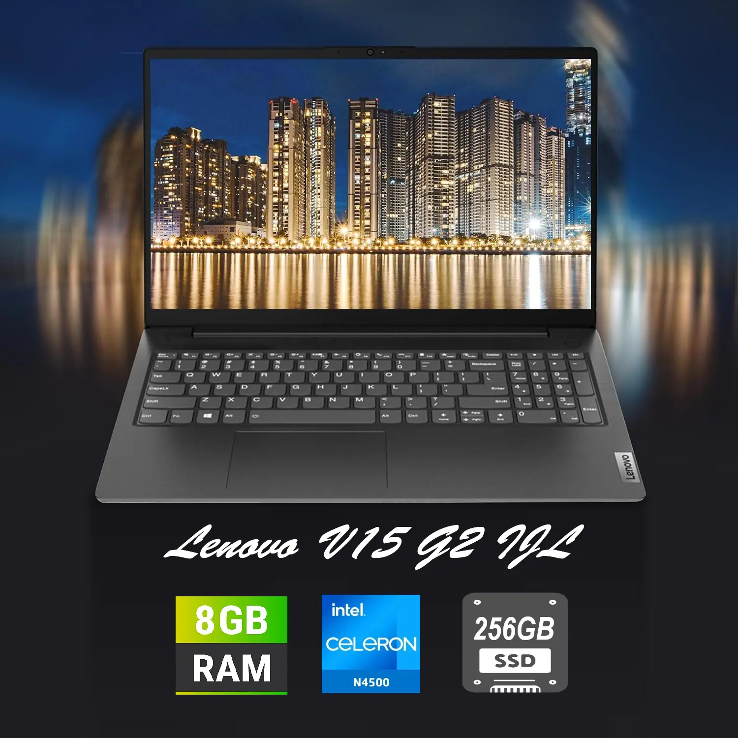 82QY00PEFE Lenovo V15 G2 IJL 8GB DDR4 RAM Celeron N4500 Lenovo V15 G2 IJL Intel® Celeron® N4500 | 8GB DDR4 RAM ; 256GB SSD NVMe® | Intel® UHD Graphics | 15.6" FHD TN Display | DOS | BLACK