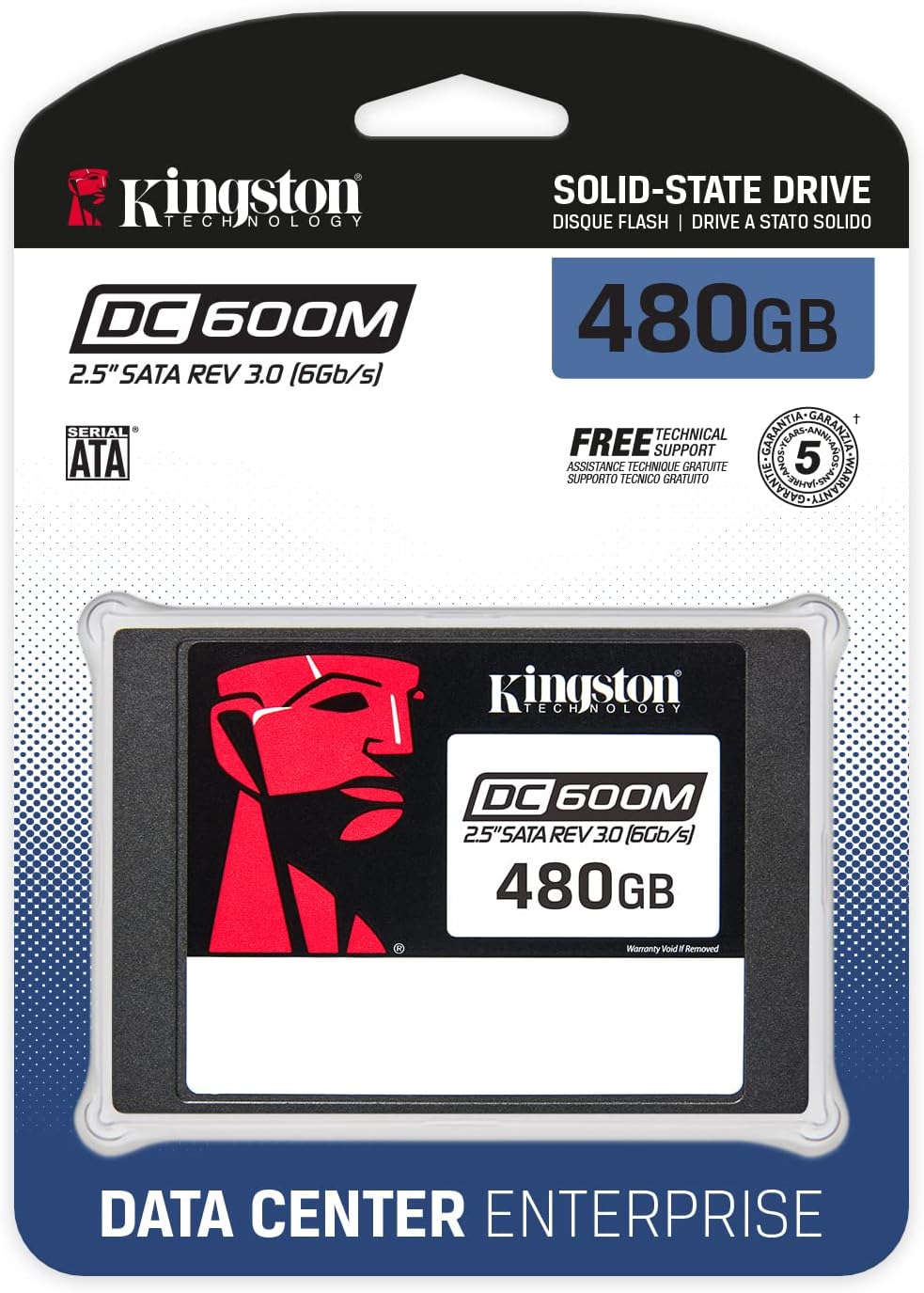 Kingston SEDC600M/480G 480g Dc600m Mixed-use 2.5 Int Enterprise Sata Ssd