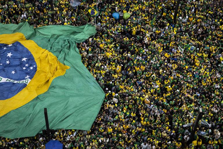 Apoiadores de Bolsonaro se reúnem em São Paulo para atos do 7 de Setembro de 2022