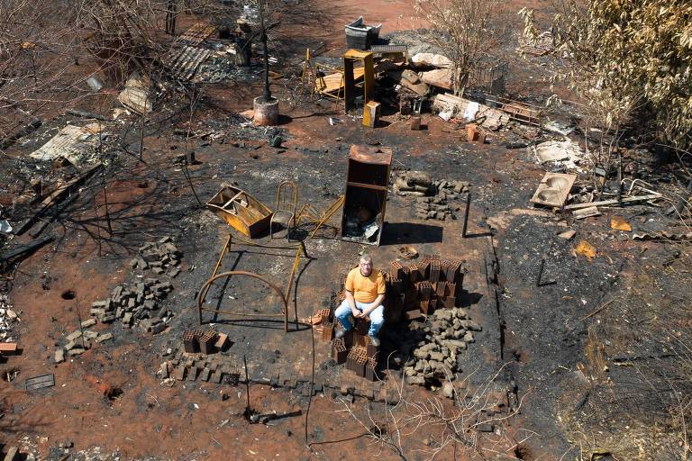 Fumaça de incêndios cobriu áreas rurais de SP em 90 minutos