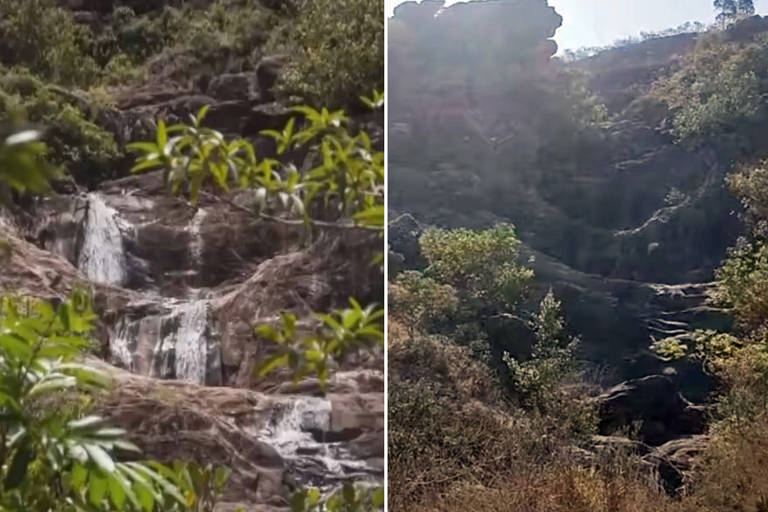 MG tem cidades há 159 dias sem chuva, incêndios em unidades de conservação e cachoeira seca