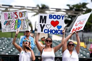 Rally Held For Reproductive Freedom In Miami