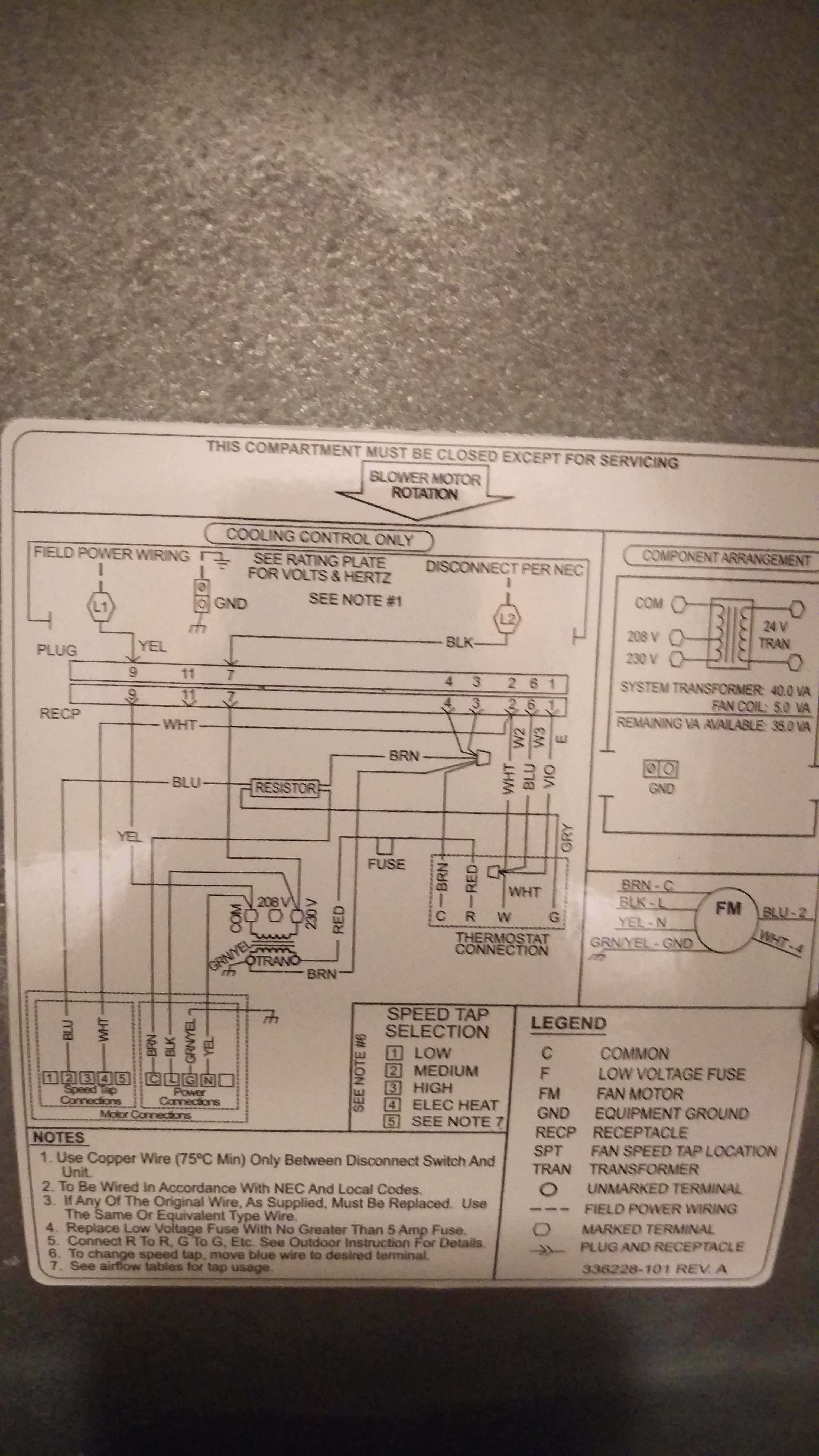 7 Wire Blower Motor Wiring Diagram Wiring Atwood Diagram Dclp Iii ...