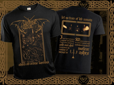 UPON THE ALTAR black T-shirt main photo