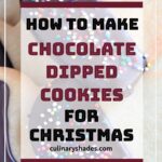 chocolate dipped cookies.