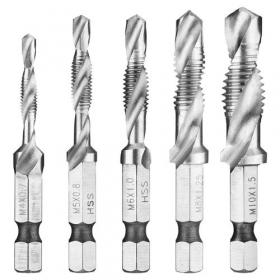 227H.J5PB - Threading drill bit set, M4 - M10