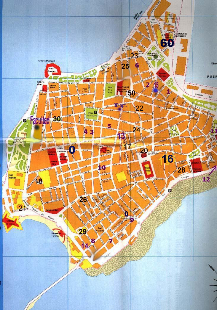 Cadiz Karte / Cadiz Altstadt Stadtplan - Top Sehenswürdigkeiten - Alle ...