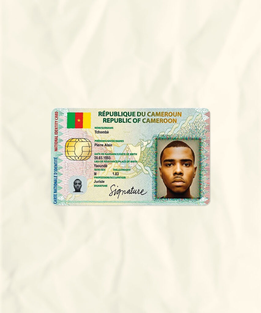 Cameroon National ID Card Fake Template | download fake | Fakesample