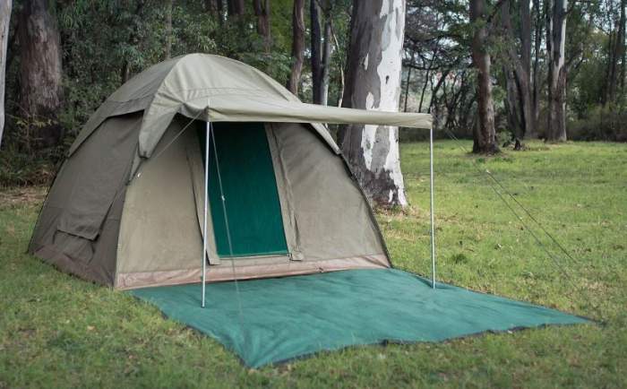 Alpha Kilo 4000 Canvas 6 Person Bow Tent.