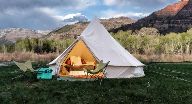 Stout Bell Tent 100% Cotton Canvas.