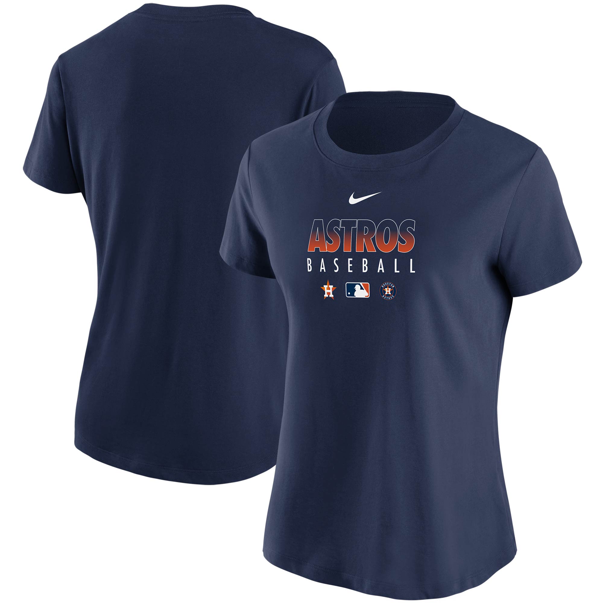 Women's Houston Astros Nike Navy Authentic Collection Performance - T-Shirt