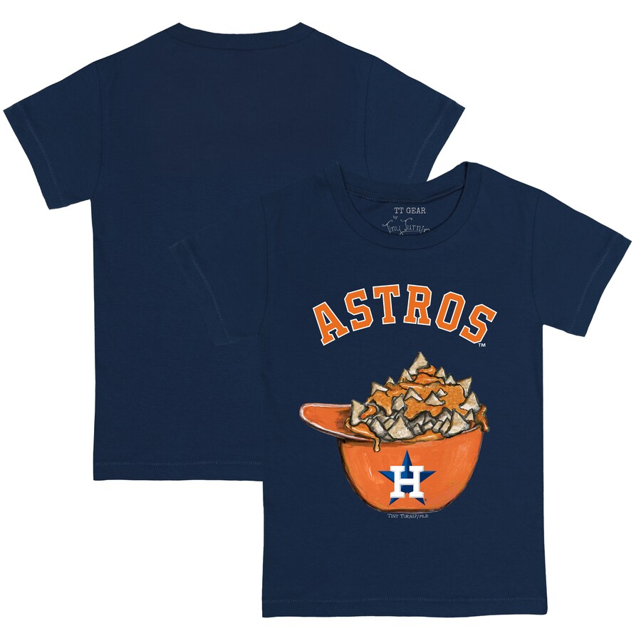 Youth Tiny Turnip Navy Houston Astros Nacho Helmet T-Shirt Size: Medium ...