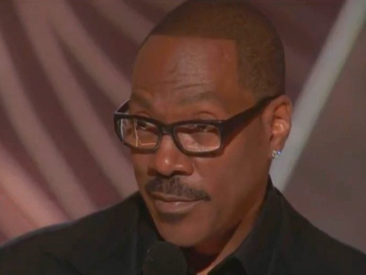 Eddie Murphy makes Will Smith slap joke