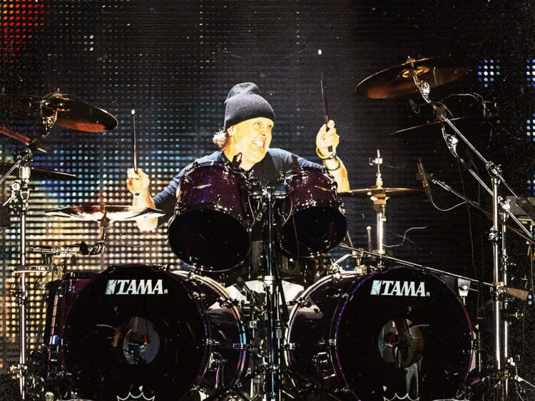 Lars Ulrich with Metallica performing in San Antonio, Texas - 2017