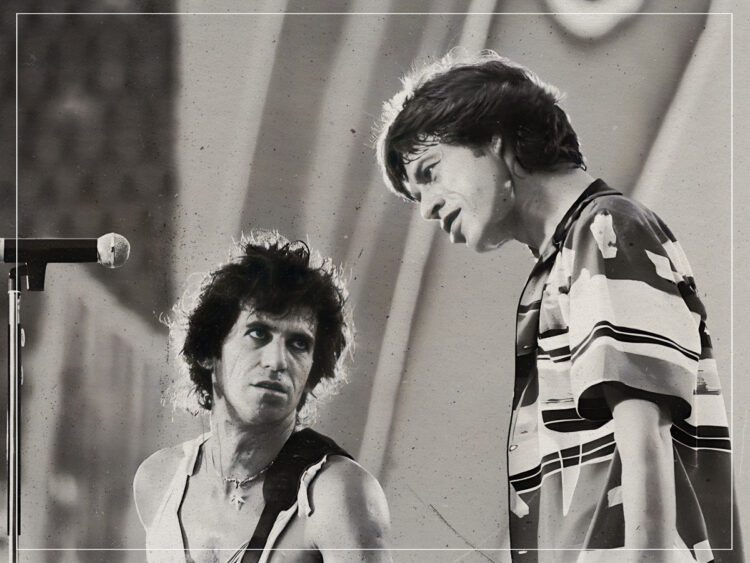 Mick Jagger - Keith Richards - The Rolling Stones - 1982