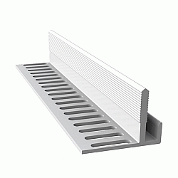 White 25mm Multi Vent Starter Trim - 3 Metre (Only in White)