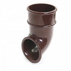 Shoe For Round Brown Down Pipes 