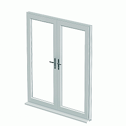 French Doors White uPVC - A-Rated Made to Measure Bristol