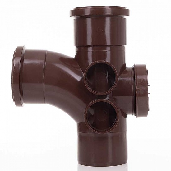 110mm Brown Soil Pipe Access Branch - ST410BR