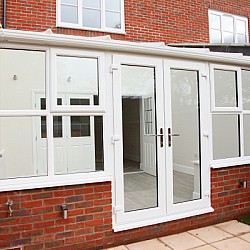 French Doors White uPVC - A-Rated Made to Measure Bristol