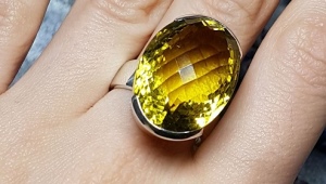 Cincin citrine