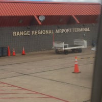 Photo taken at Range Regional Airport by Jaime Leland R. on 7/28/2013