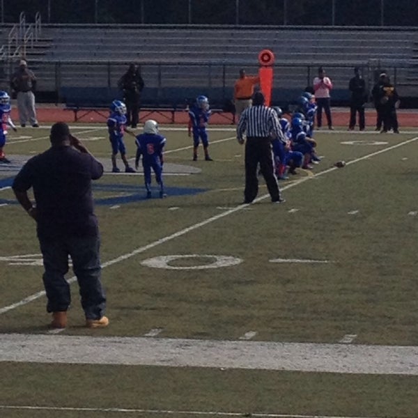 Photo taken at Westlake High School Stadium by Latosha M. on 10/27/2013