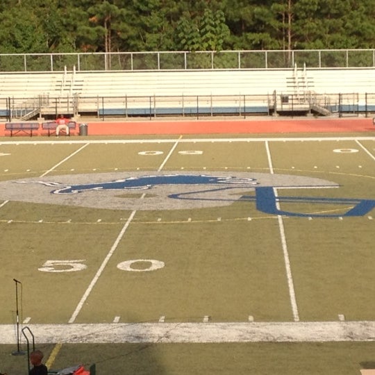 Photo taken at Westlake High School Stadium by Shayla H. on 9/14/2012