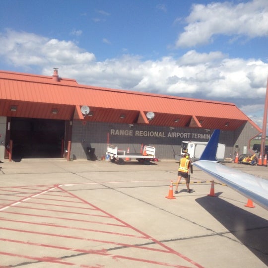 Photo taken at Range Regional Airport by Doug T. on 6/11/2012