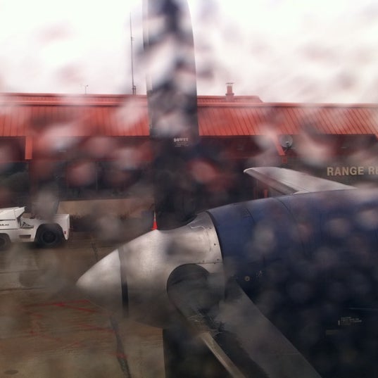 Photo taken at Range Regional Airport by Cody K. on 4/3/2011