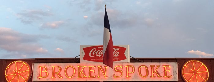 Broken Spoke is one of Texas Vintage Signs.