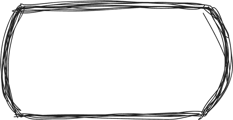 A Black Rectangle With White Lines