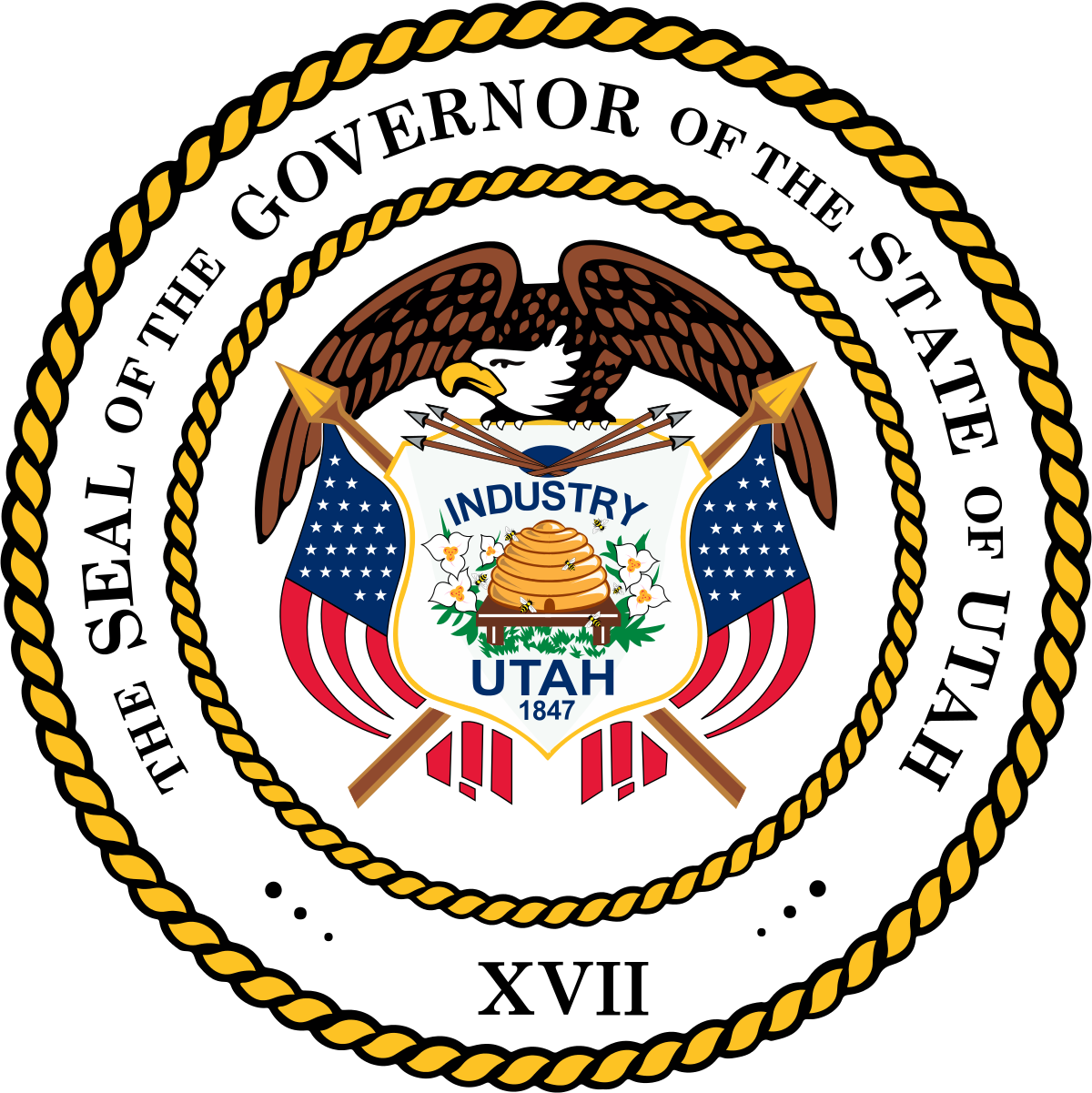 A Seal Of State Of Utah