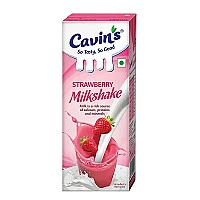 Cavins Strawberry Milkshake - 180ml