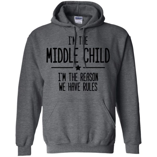 middle child hoodie - dark heather