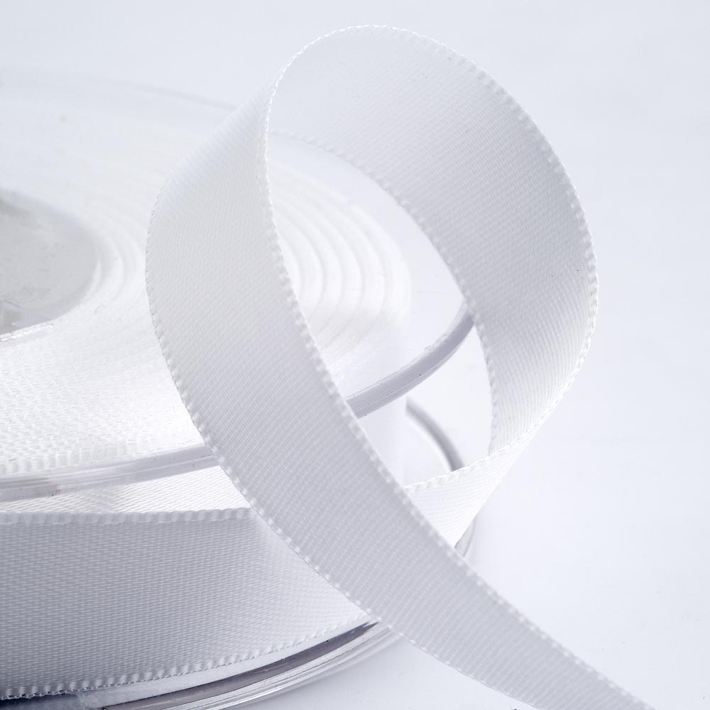 3mm White Satin Ribbon 50M