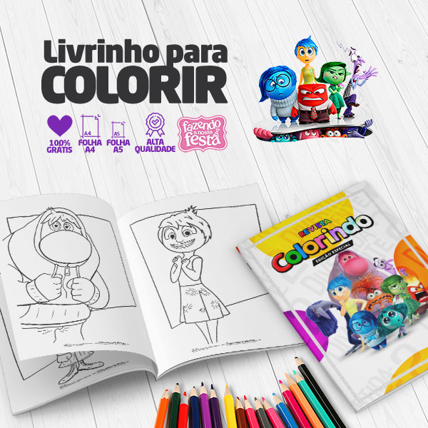 20 Páginas para Livrinho para Colorir Divertidamente 2 - Gratuitos