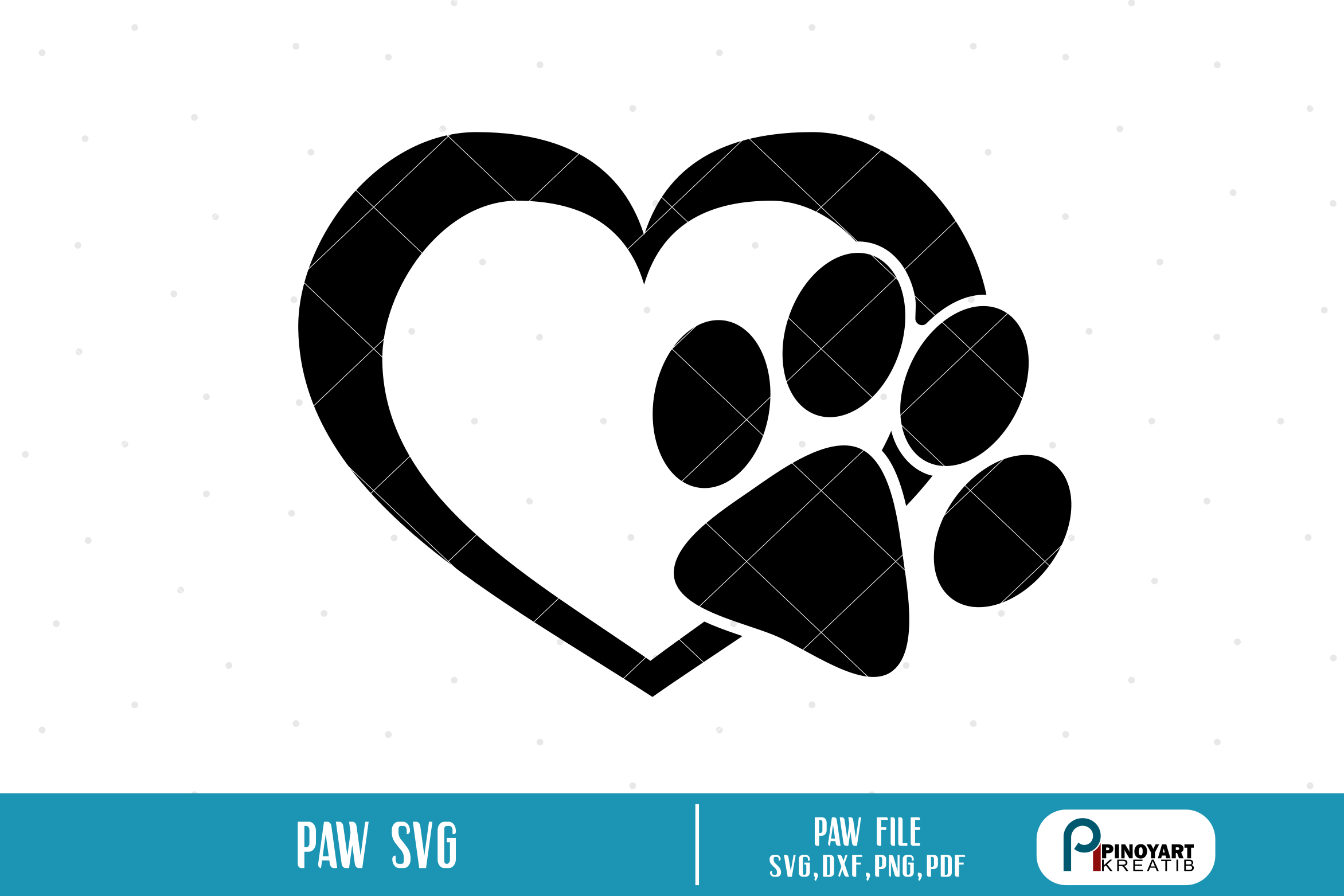 Dog paw print - chemhrom